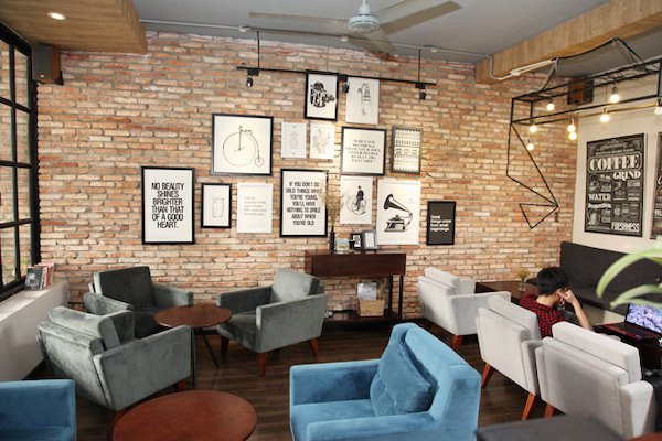 ghế sofa quán cafe đẹp