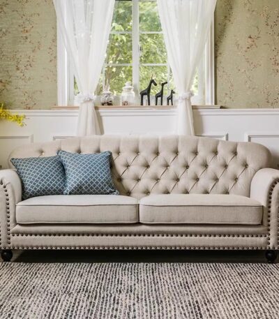 Ghế sofa phòng khách phong cách Chesterfield XR6161