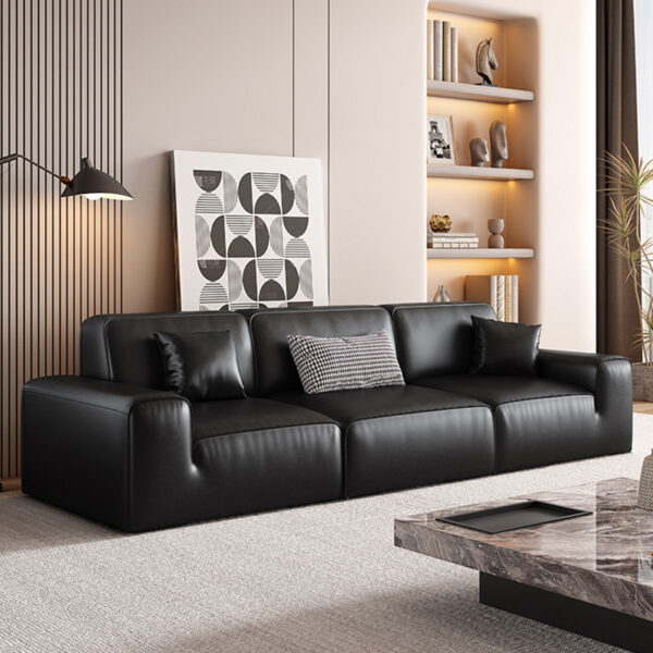 Sofa da sang trọng phong cách Minimalist SKM788