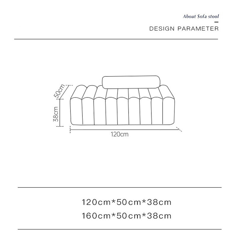 Đôn Sofa dài hành lang phòng khách kiểu Bắc Âu FJ998