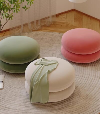 Đôn sofa phòng khách hình bánh Macaron FJ490