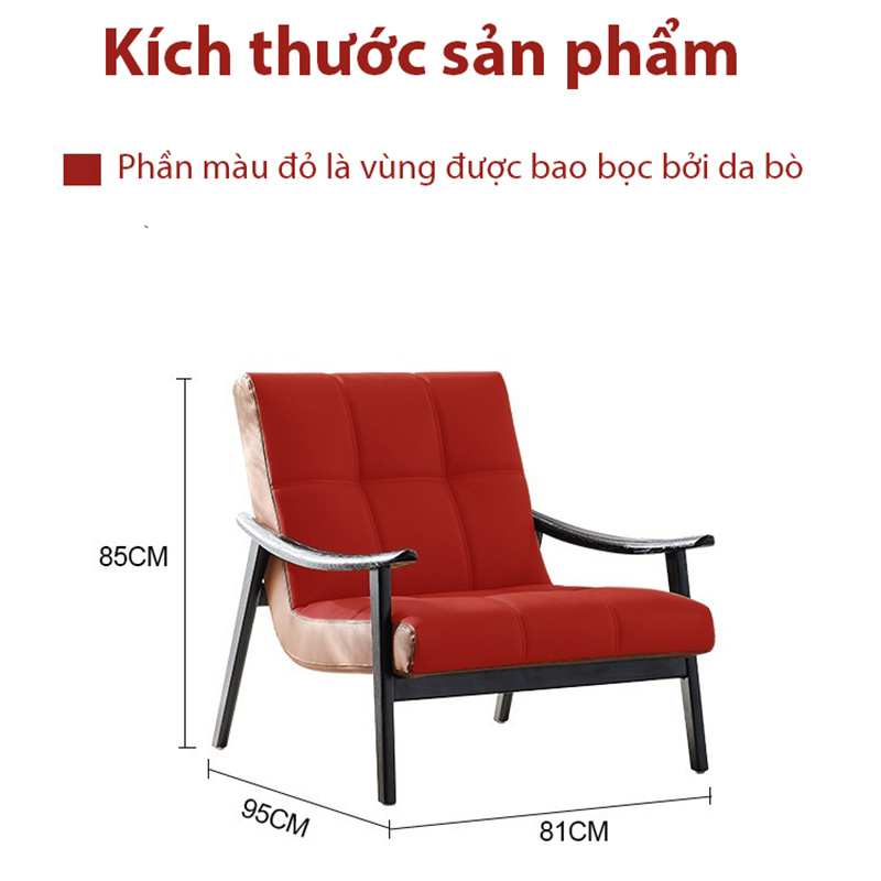 Aimchair phòng khách tựa lưng thư giãn FJ311