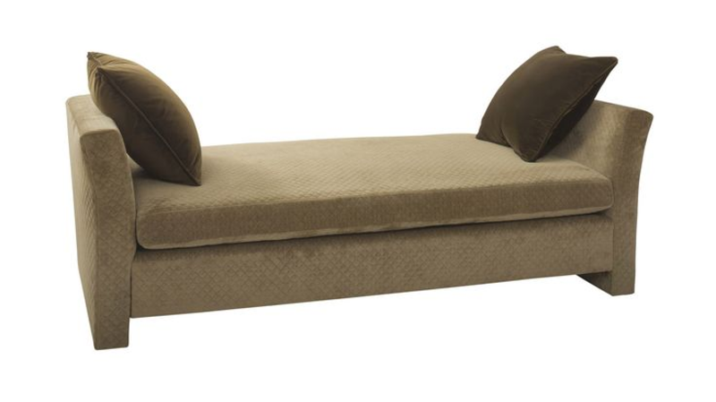 Sofa băng dài không tựa phòng ngủ nhỏ gọn sang trọng