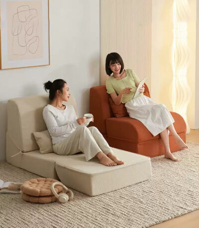 Sofa bệt thư giãn gấp lại ba trong một LS026