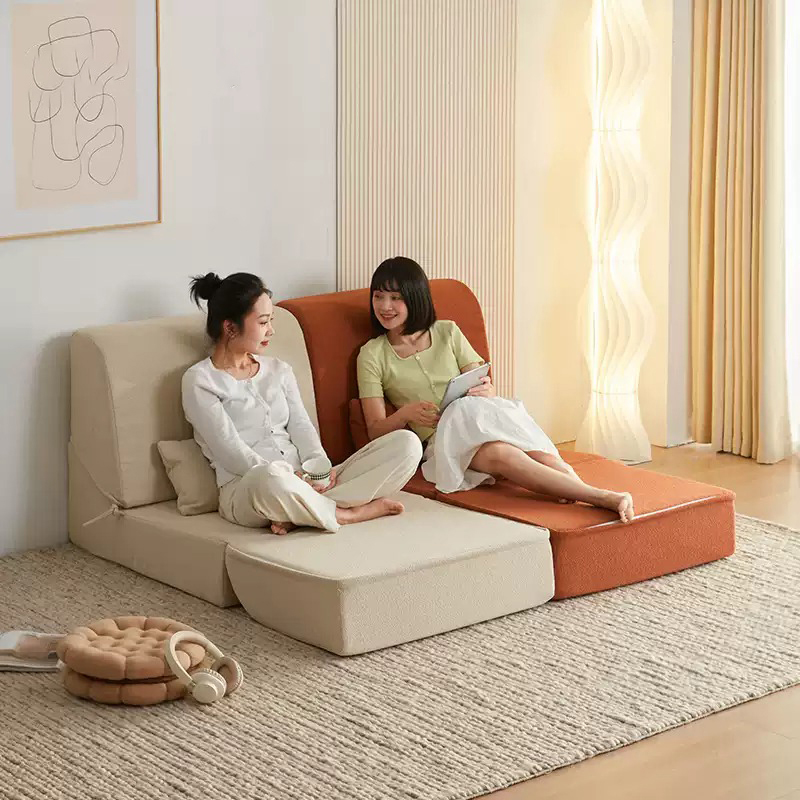 Sofa bệt thư giãn gấp lại ba trong một LS026