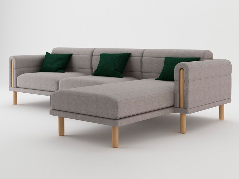 Chân Ghế sofa gỗ tròn trụ cho phòng khách lớn