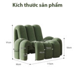 Sofa đơn thư giãn thiết kế hiện đại sáng tạo FJ370