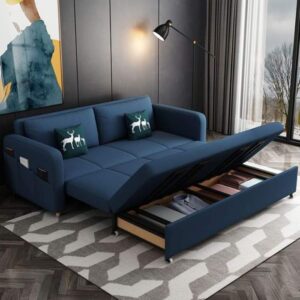 Sofa giường gấp hiện đại với hộc chứa đồ