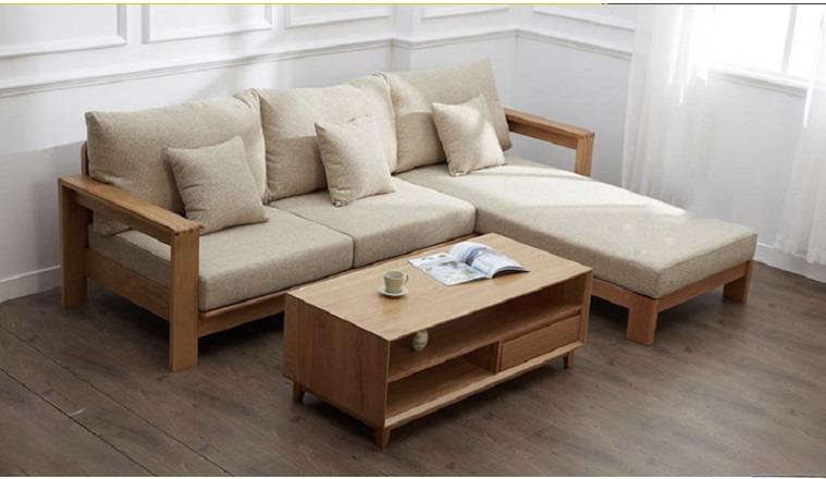 Sofa gỗ phòng khách nhỏ