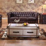 Bàn trà sofa ngăn kéo phong cách công nghiệp FS762