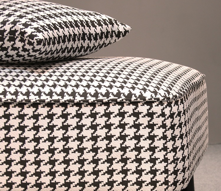 Ghế sofa phòng ngủ họa tiết Houndstooth FQ9098