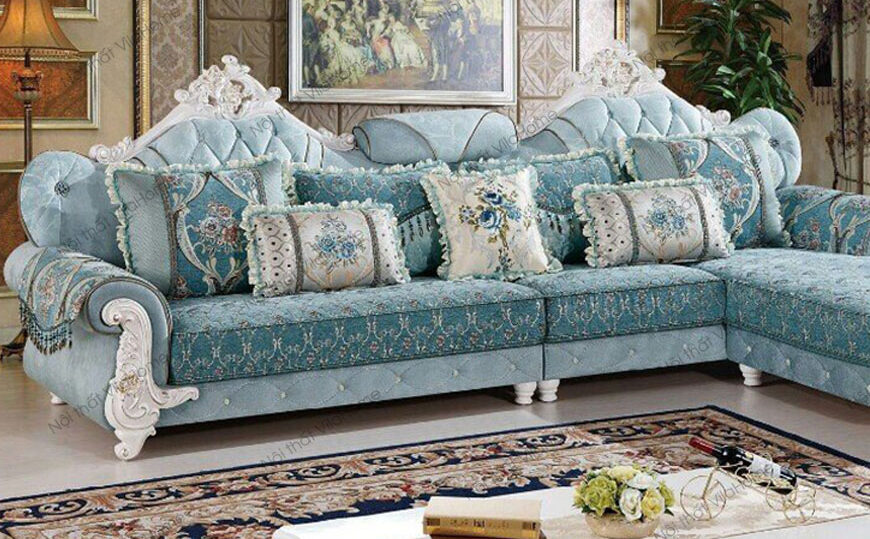 Gối tựa sofa tân cổ điển 