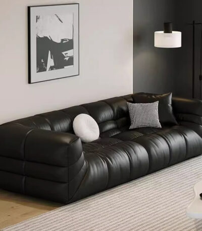 Sofa băng da Nuvola sang trọng tối giản HT2398