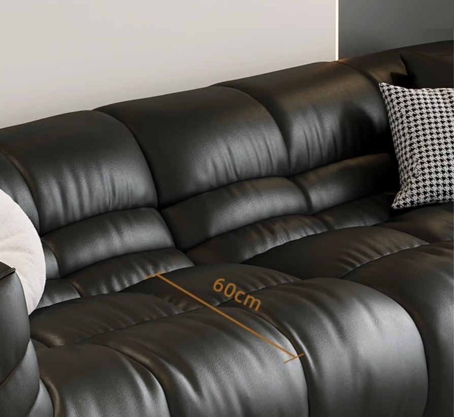 Sofa băng da Nuvola sang trọng tối giản HT2398