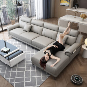 Sofa da hiện đại bền đẹp, sang trọng