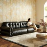 Sofa da kiểu Ý tối giản sang trọng SNX942