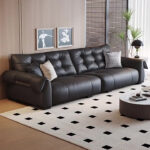 Sofa da phong cách Bắc Âu sang trọng SNX011