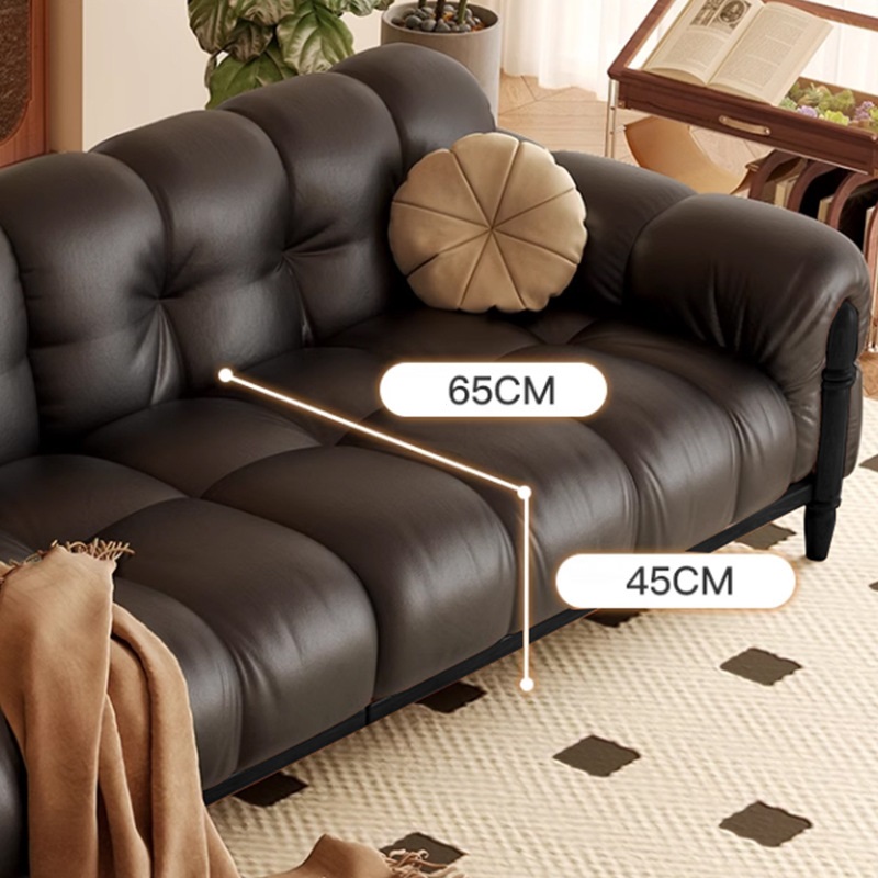 Sofa da phong cách Bắc Âu sang trọng SNX011