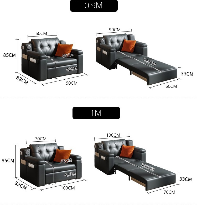 Sofa giường cao cấp đa năng hiện đại JES749