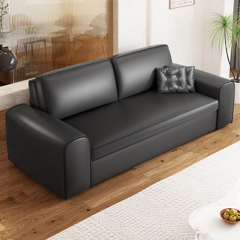 Sofa giường kéo bọc da cao cấp đa năng JES933