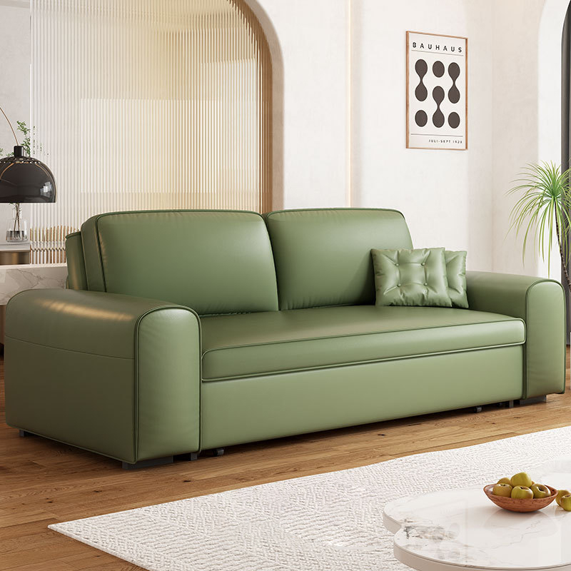 Sofa giường kéo bọc da cao cấp đa năng JES933