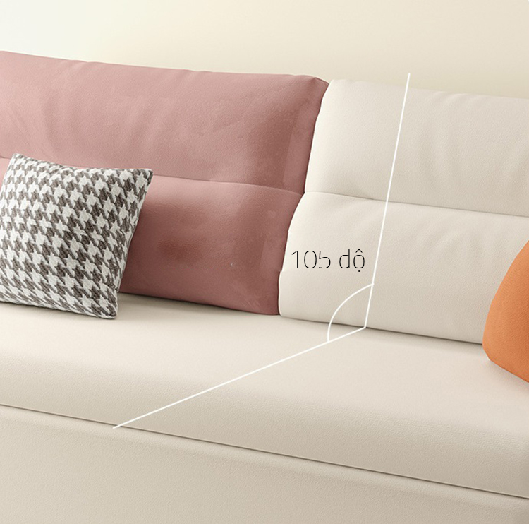 Sofa giường kéo cao cấp phối màu sáng tạo JES316