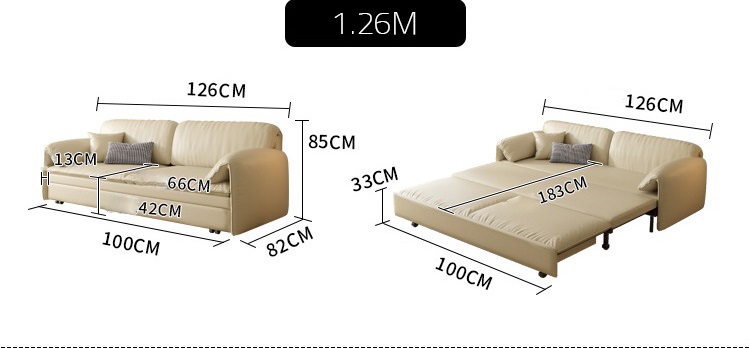 Sofa giường thông minh khung thép cao cấp JES473