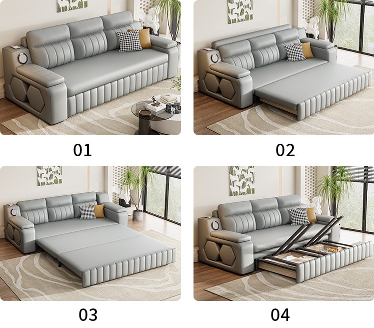 Sofa giường thông minh tiện lợi cao cấp JES856