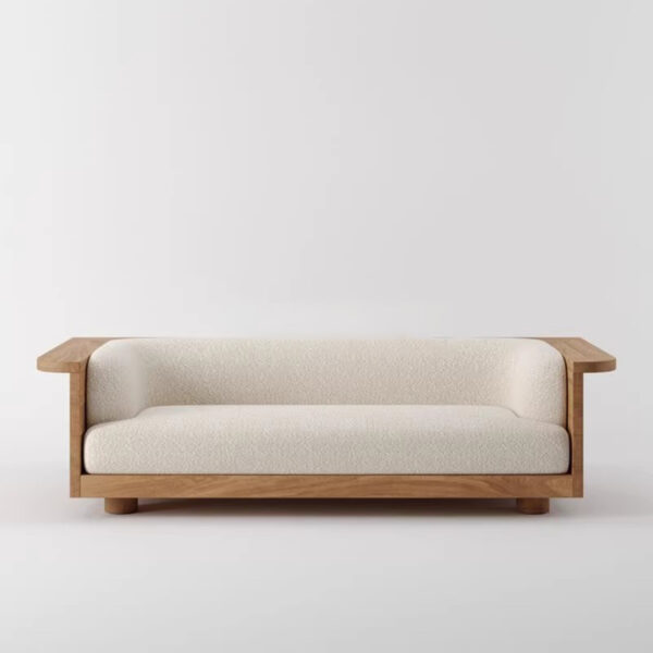 Sofa gỗ decor phòng khách Bắc Âu LX3279