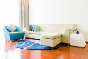 sofa góc phòng khách phong cách tối giản