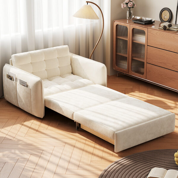 Sofa kết hợp giường đơn bọc vải nhung cao cấp JES590