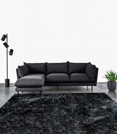 Sofa nỉ nhung trang trí phòng hiện đại S110