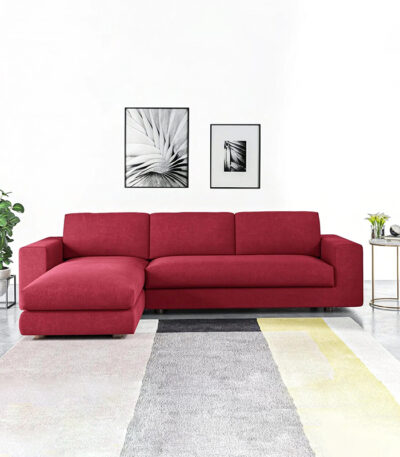 Sofa phòng khách chữ L bọc vải linen cao cấp S98