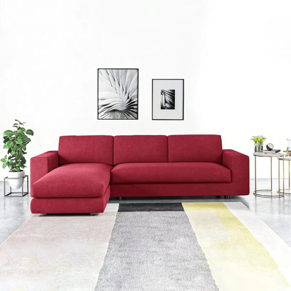 Sofa phòng khách chữ L bọc vải linen cao cấp S98