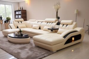 Bộ sofa phòng khách lớn sang trọng hiện đại