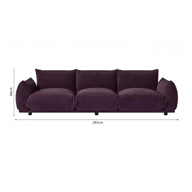 Sofa vải nhung decor thiết kế hiện đại sáng tạo S113