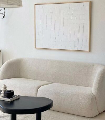 Sofa vải phong cách Bắc Âu decor phòng XR2896