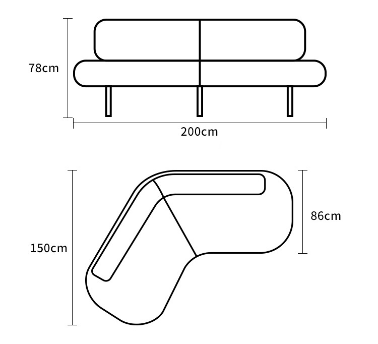 Sofa văn phòng bọc da cao cấp hiện đại FQ8719