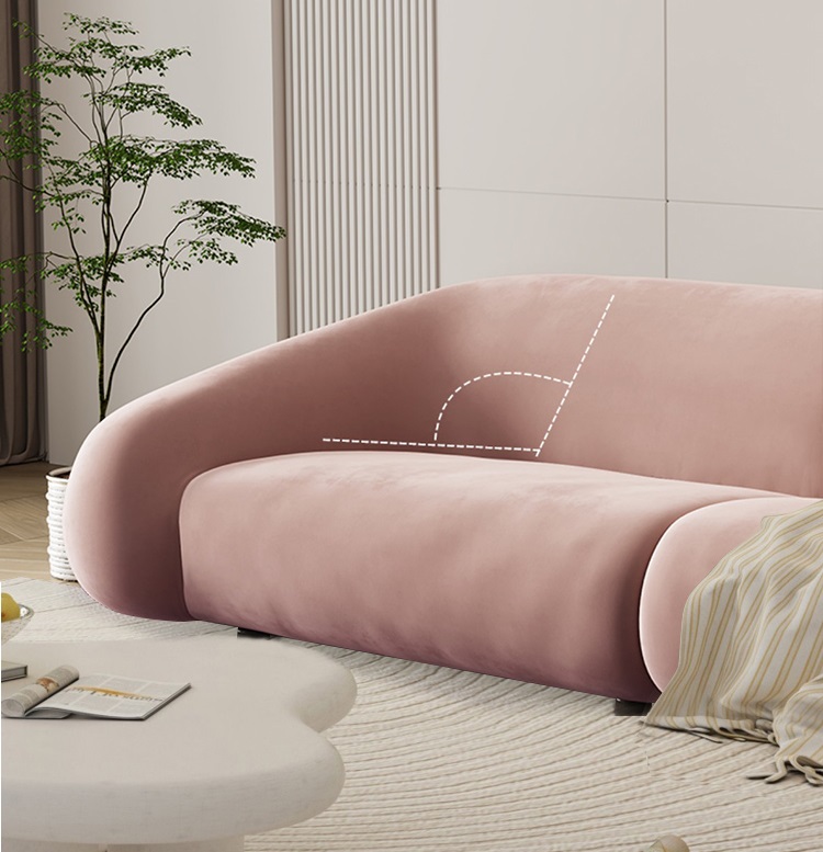 Sofa văng bo góc hiện đại bọc vải cao cấp MM1392