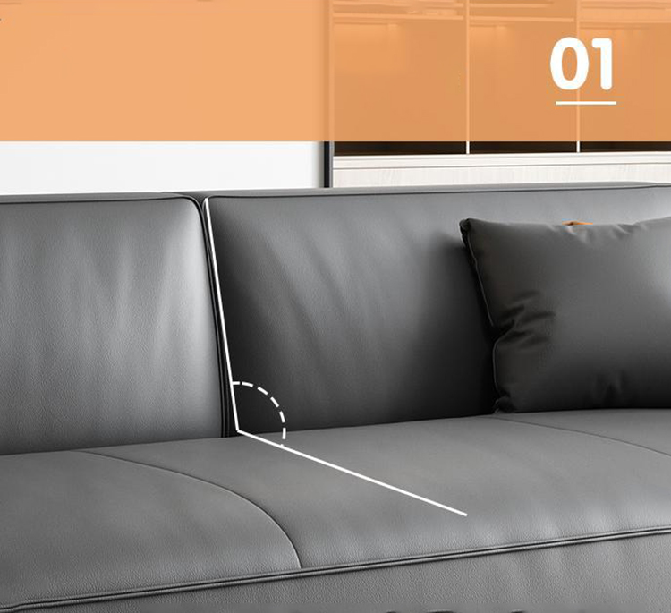 Sofa văng da phòng khách hiện đại cao cấp SKM378