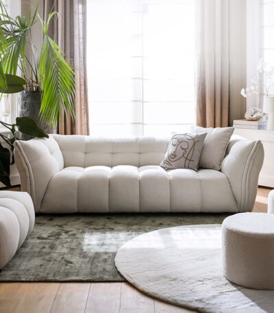 Sofa văng vải lông cừu decor Marshmallow FQ0195