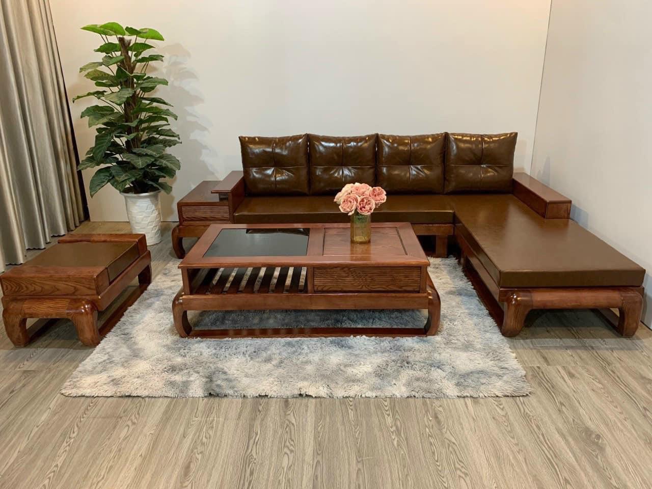 Ghế sofa gỗ phòng khách 