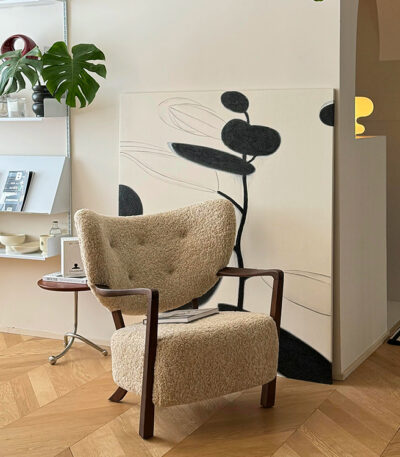 Ghế bành thư giãn phong cách Mid Century MH447