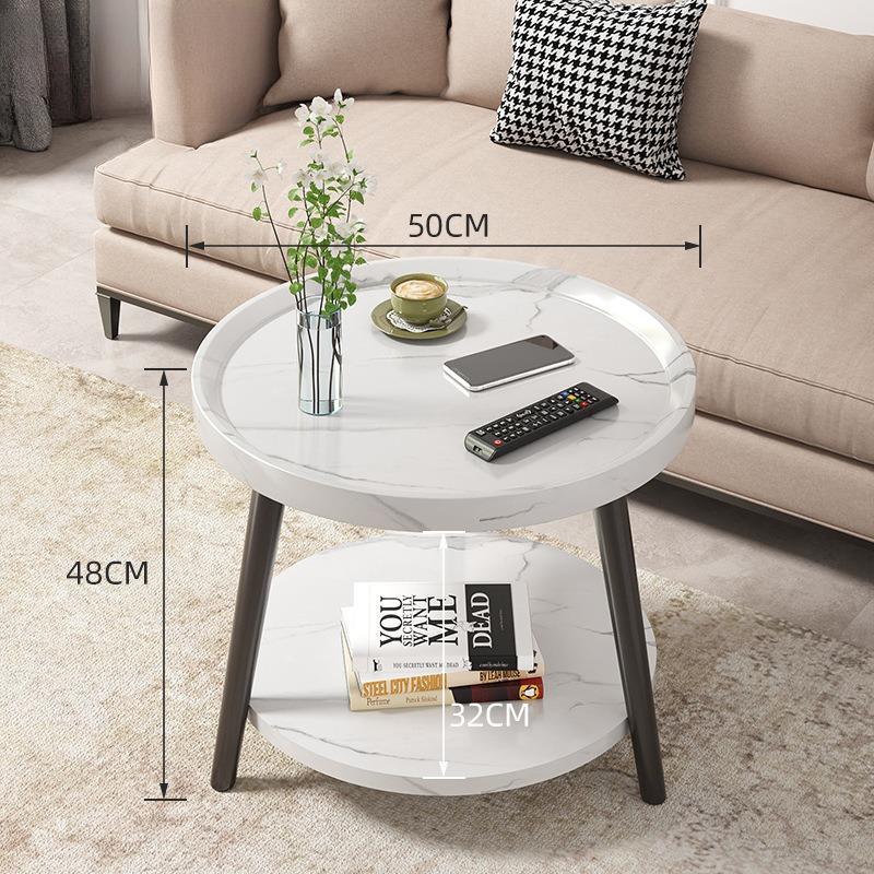 Bàn góc sofa decor căn hộ nhỏ bằng gỗ tinh tế BAZ418