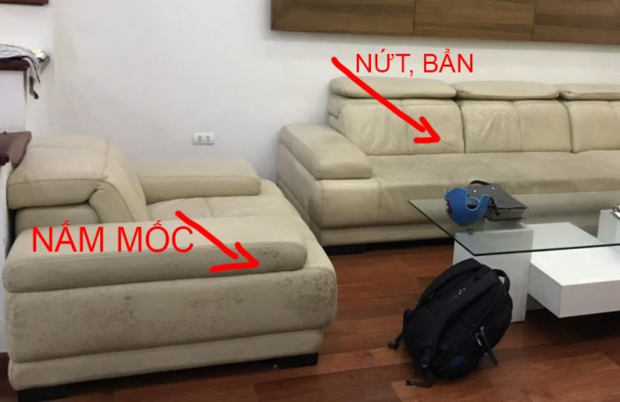 nguyên nhân khiến sofa nhanh xuống cấp