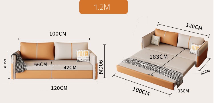 Sofa giường cao cấp phối màu độc đáo JES520