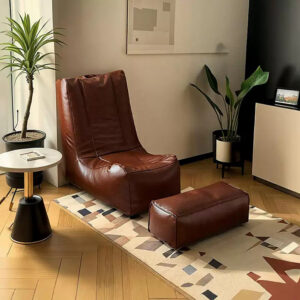 Ghế hạt xốp tựa lưng thư giãn Bắc Âu Retro ESL463