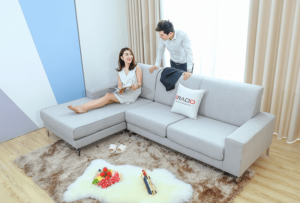 Ghế sofa vải cao cấp, độ bền cao