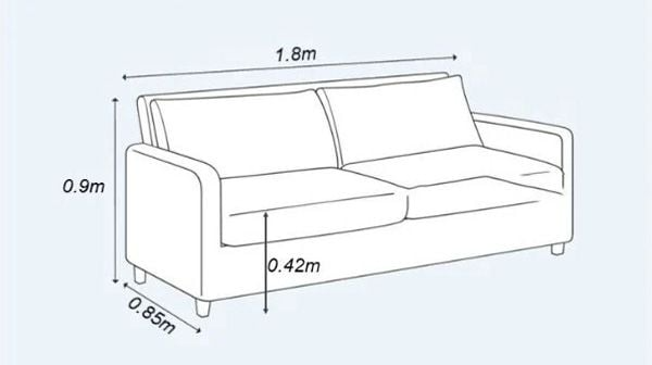 Kích thước ghế sofa