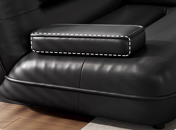 Sofa da Beetle sang trọng tối giản FQ8210